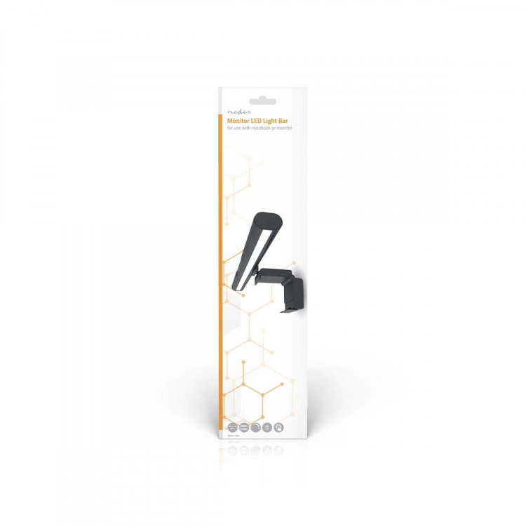 Nedis Monitorljusfält | 40 cm | Dimbar | LED | Pekkontroll | ABS / Aluminium