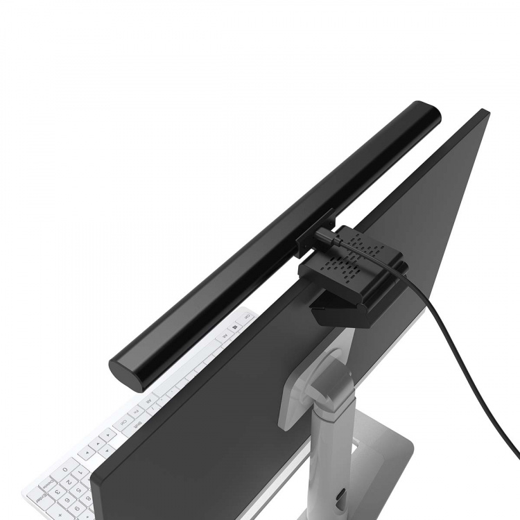 Nedis Monitorljusfält | 40 cm | Dimbar | LED | Pekkontroll | ABS / Aluminium