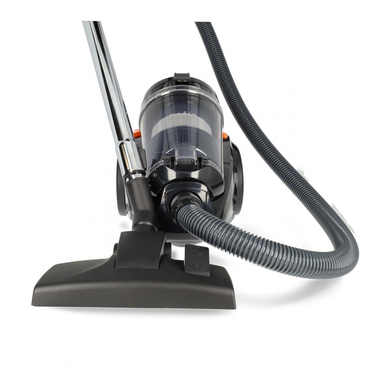 Nedis Dammsugare utan påse | Påslös | 700 W | Dammkapacitet: 3.0 l | Kombi Borste | aktionsradie: 8.50 m | HEPA luftfilter | Antracit / Orange / Svart