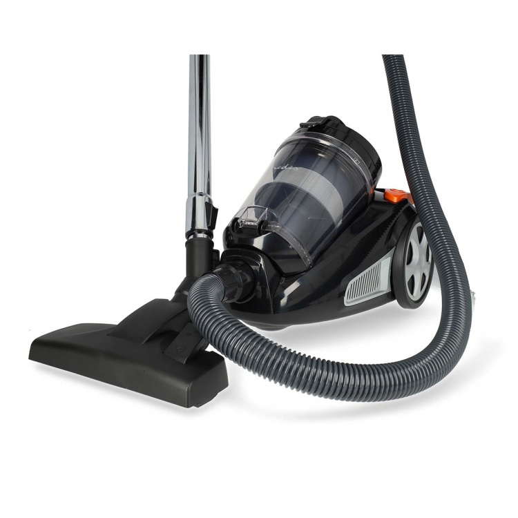 Nedis Dammsugare utan påse | Påslös | 700 W | Dammkapacitet: 3.0 l | Kombi Borste | aktionsradie: 8.50 m | HEPA luftfilter | Antracit / Orange / Svart