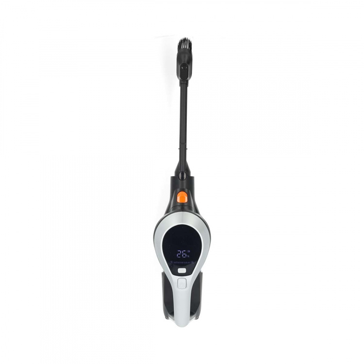 Nedis Skaftdammsugare | 130 W | 25.9 VAC | Motoriserad borste med integrerad belysning | 10000 Pa | HEPA luftfilter | Orange / Svart