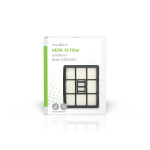 Nedis Ersättnings Active HEPA-filter | Ersättning för: Nedis | Svart / Vit