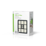 Nedis Ersättnings Active HEPA-filter | Ersättning för: Nedis | Svart / Vit