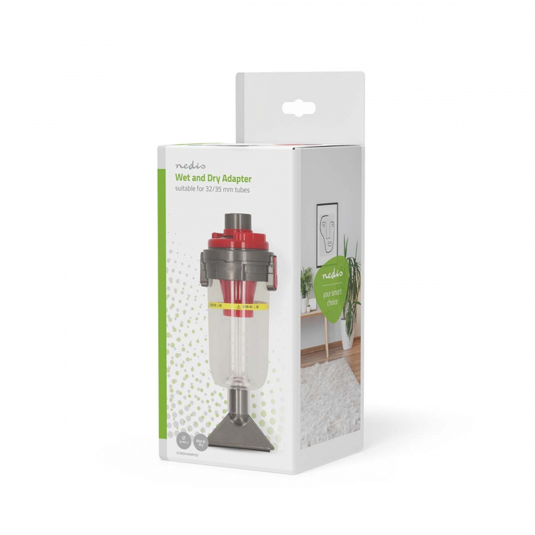 Nedis Våt- och Torradapter | Universella | Hårda golv / Hårda underlag / Kakel / Parkett | 32 - 35 mm