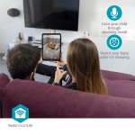 Nedis SmartLife Inomhus Kamera | 3MP Full HD 1296p | microSD (ingår inte) / Molnlagring (tillval) / Onvif | Med rörelsesensor | Nattsikt | Vit Nedis SmartLife Inomhus Kamera | 3MP Full HD 1296p | microSD (ingår inte) / Molnlagring (tillval) / Onvif | Med rörelsesensor | Nattsikt | Vit