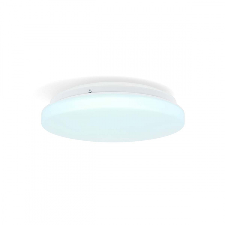 Nedis SmartLife Taklampa | RGB / Varm till cool vit | Rund | Diameter: 260 mm | 1820 lm | 2700 - 6500 K | IP44 | Energiklass: F | Android™ / IOS