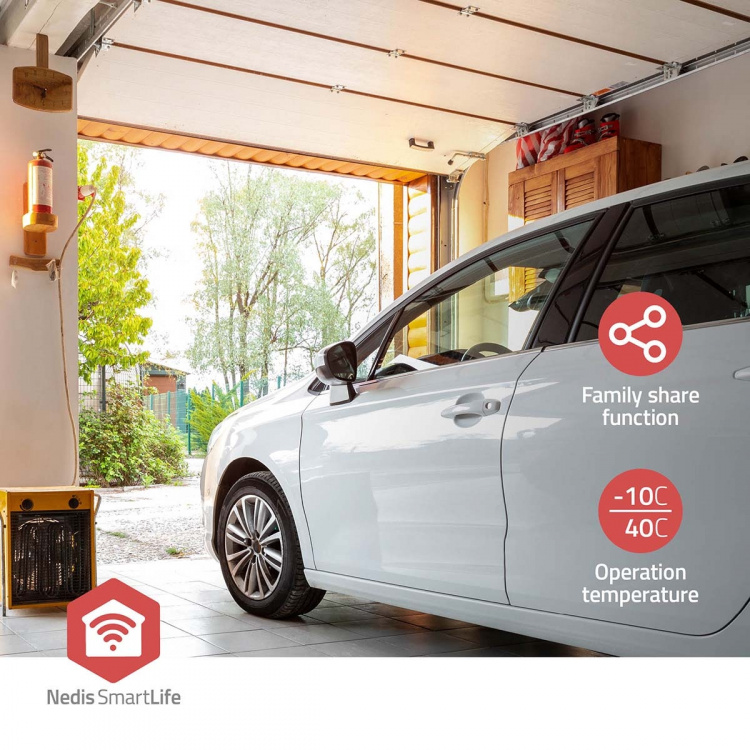 Nedis SmartLife Inbyggd Modul | Garage Dörröppnare | 2.5 W | Terminalanslutning | App tillgänglig för: Android™ / IOS
