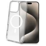 Celly Gelskinmag TPU Cover MagSafe-kompatibelt iPhone 16 Pro Max Transparent