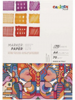 CARIOCA Plus - Markeringsblock 70g, A4, 70 sidor (809320)