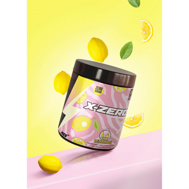 X-GAMER Energidryckspulver X-Zero 160 gram Pink Lemonade X-GAMER Energidryckspulver X-Zero 160 gram Pink Lemonade