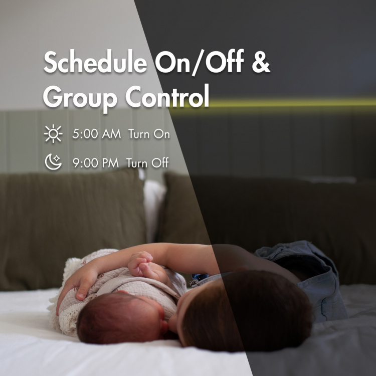 LogiLink Smart RGB+CCT (RGB + Varm-kallvit) Light-strip 5m WiFi Tuya LogiLink Smart RGB+CCT (RGB + Varm-kallvit) Light-strip 5m WiFi Tuya