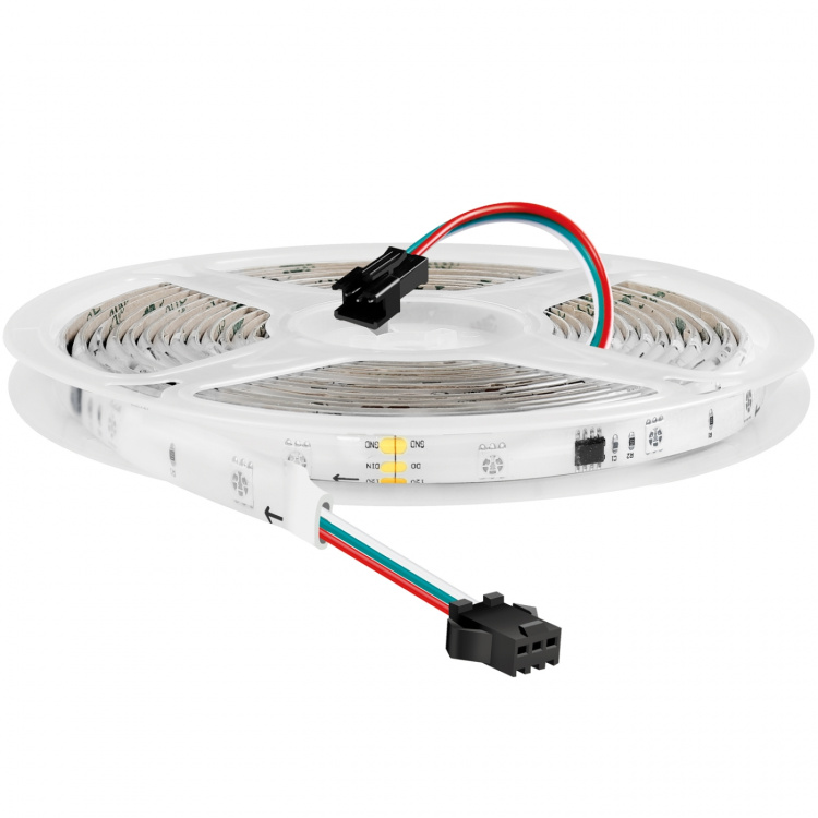 LogiLink Smart Digital RGB-LED-strip adressbar 400 lm 5m LED WiFi Tuya LogiLink Smart Digital RGB-LED-strip adressbar 400 lm 5m LED WiFi Tuya