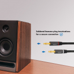 LogiLink Högtalarkabel 2x2,5 mm² med banankontakter Svart 5 meter LogiLink Högtalarkabel 2x2,5 mm² med banankontakter Svart 5 meter