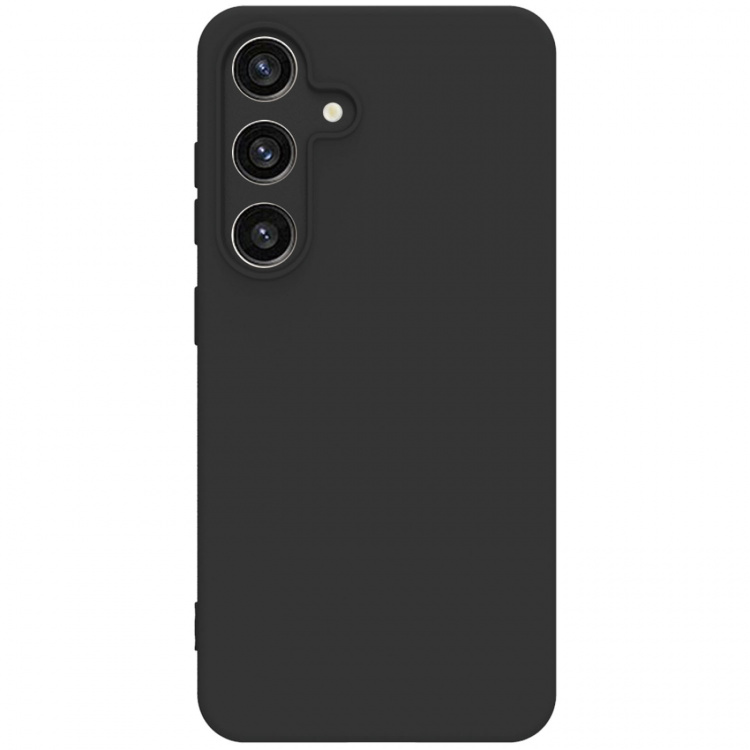 Celly Cromo Soft rubber case Galaxy S25 Svart