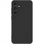 Celly Cromo Soft rubber case Galaxy S25+ Svart