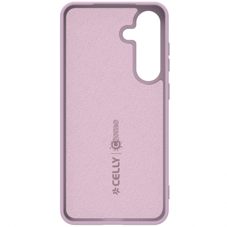 Celly Cromo Soft rubber case Galaxy S25+ Rosa