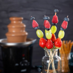 Princess Chokladfontän 292994 svart rostfri skål med snabb uppvärmning Princess Chokladfontän 292994 svart rostfri skål med snabb uppvärmning