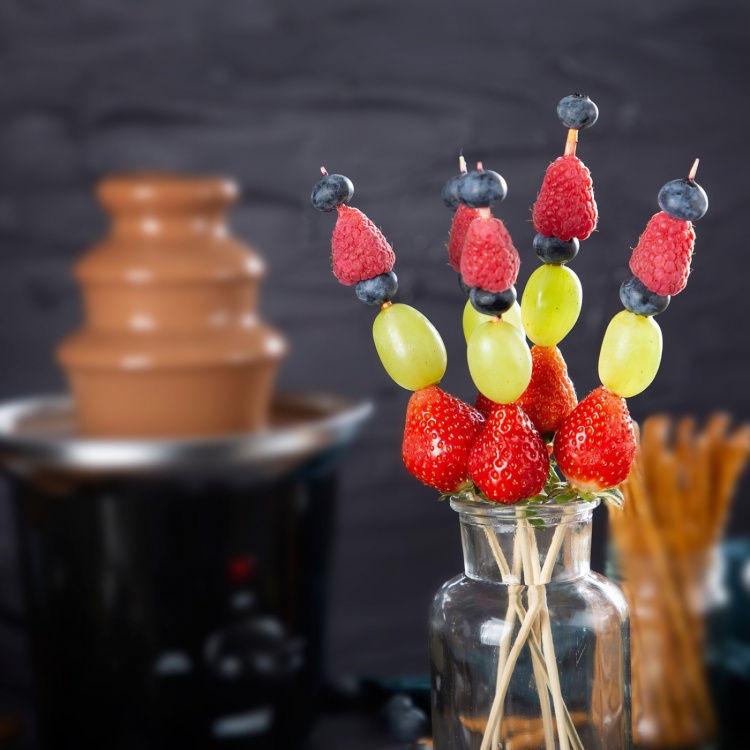 Princess Chokladfontän 292994 svart rostfri skål med snabb uppvärmning Princess Chokladfontän 292994 svart rostfri skål med snabb uppvärmning