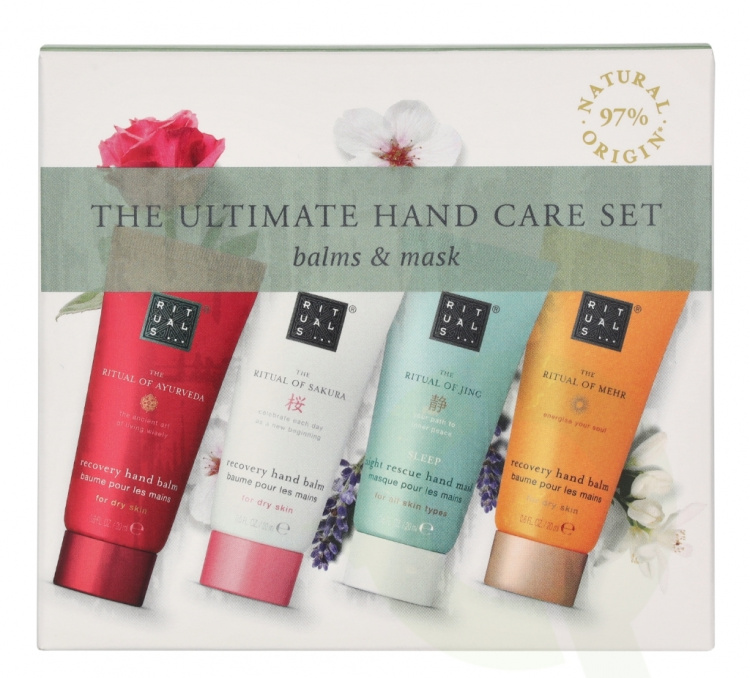 Rituals Soothing Hand Balm Set 4 x 20ml 80 ml Ayurveda/Mehr/Sakura/Jing