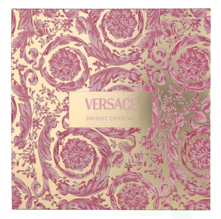 Versace Bright Crystal Giftset 80 ml Edt Spray 30ml/Luminous Body Lotion 50ml