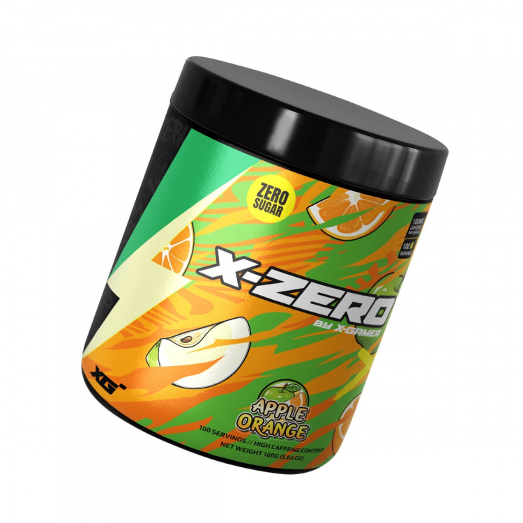 X-GAMER Energidryckspulver X-Zero 160 gram Apple Orange