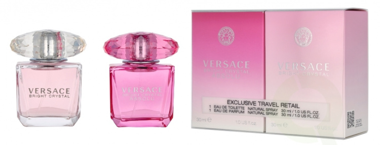 Versace Bright Crystal Absolu Giftset 60 ml Edt Spray 30ml/Edp Spray 30ml