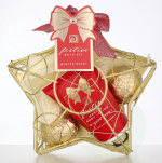 Accentra Festive Bathset - Winter Berry 130 g Bath Fizzer 2x40gr/Body Lotion 50ml