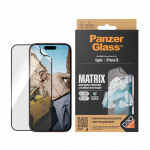 PanzerGlass ECO MATRIX-skärmskydd med D3O® iPhone 15 - Ultrabred passform med AlignerKit PanzerGlass ECO MATRIX-skärmskydd med D3O® iPhone 15 - Ultrabred passform med AlignerKit
