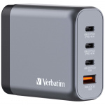 Verbatim GNC-140 GaN-laddare 4 portar 140 W USB-A/USB-C Verbatim GNC-140 GaN-laddare 4 portar 140 W USB-A/USB-C
