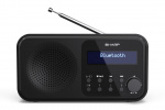 Sharp Tokyo bärbar digital- och FM-radio - svart midnatt Sharp Tokyo bärbar digital- och FM-radio - svart midnatt
