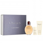 Calvin Klein Giftset Calvin Klein Obsession for Men Edt 125ml + Aftershave Balm 100ml + Deostick 75g