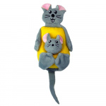 Kong Katt Pull-A-Partz Cheezy 5,7X6,3X23Cm Kong Katt Pull-A-Partz Cheezy 5,7X6,3X23Cm