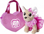 Chi Chi Love Chichi LOVE - Plushund med hjärtformad väska (23 cm) (105890055)