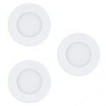 Eglo Sats med 3x Fueva-Z infälld vit Ø8,5 - TW - Zigbee, Bluetooth Eglo Sats med 3x Fueva-Z infälld vit Ø8,5 - TW - Zigbee, Bluetooth