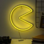 Paladone Pac Man väggmonterbar LED-lampa med neon