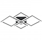 Eglo Paranday-Z taklampa med kvadrater svart 47x43 - TW - Zigbee, Bluetooth Eglo Paranday-Z taklampa med kvadrater svart 47x43 - TW - Zigbee, Bluetooth