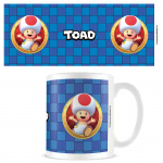 Pyramid International Mugg Super Mario (Toad 3D Port) - Vit