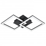 Eglo Paranday-Z taklampa med kvadrater svart 52,5x31 - TW - Zigbee, Bluetooth Eglo Paranday-Z taklampa med kvadrater svart 52,5x31 - TW - Zigbee, Bluetooth