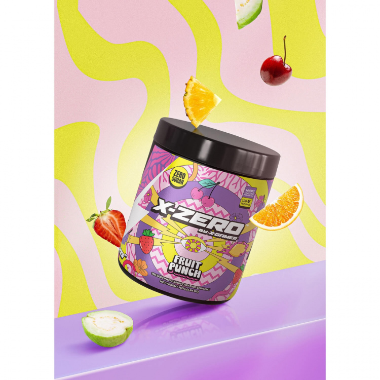 X-GAMER Energidryckspulver X-Zero 160 gram Fruit Punch X-GAMER Energidryckspulver X-Zero 160 gram Fruit Punch