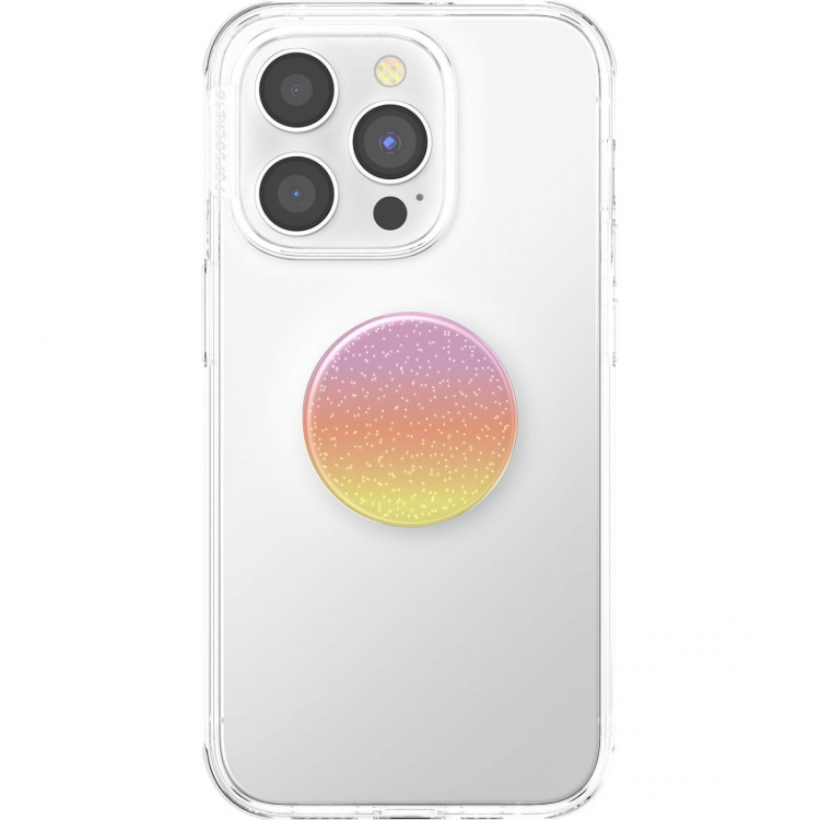 PopSockets Mobilhållare PopGrip Original Glitter Aura Sunrise