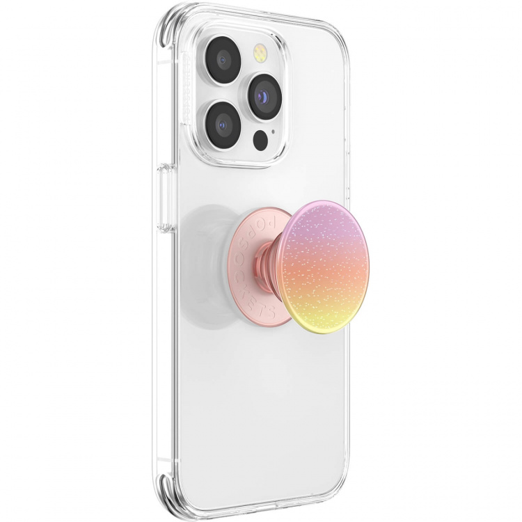 PopSockets Mobilhållare PopGrip Original Glitter Aura Sunrise