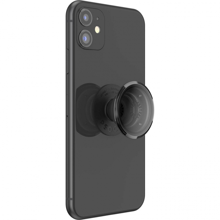 PopSockets Mobilhållare PopGrip Original Translucent Black Smoke