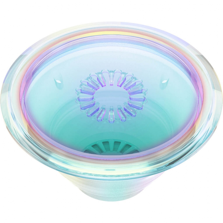 PopSockets Mobilhållare PopGrip Original Clear Iridescent