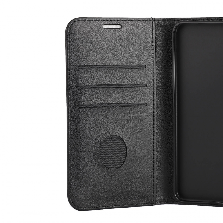 Radicover Telefonfodral Samsung A56 5G Flipcover Anti Radi RFID 3 Kort Svart PU Radicover Telefonfodral Samsung A56 5G Flipcover Anti Radi RFID 3 Kort Svart PU