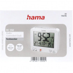 Hama Väckarklocka RC550 Radio Vit