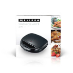 MELISSA 3 i 1 löstagbar smörgåsmaskin 850W Svart MELISSA 3 i 1 löstagbar smörgåsmaskin 850W Svart