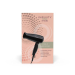 MELISSA Hårtork med vikbart handtag 1600W Svart