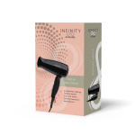 MELISSA Hårtork med vikbart handtag 1600W Svart