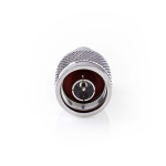Nedis Satellite & Antenn Adapter | N Hane | BNC Hona | Nickelplaterad | 50 Ohm | Rak | Metall | Silver | 10 st. | Kuvert