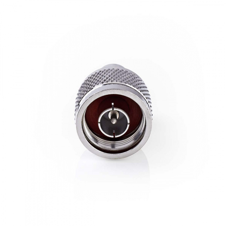 Nedis Satellite & Antenn Adapter | N Hane | BNC Hona | Nickelplaterad | 50 Ohm | Rak | Metall | Silver | 10 st. | Kuvert